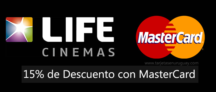 descuento en life cinemas con tarjetas mastercard