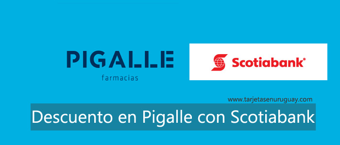 Descuento en Farmacias Pigalle con Tarjetas Scotiabank