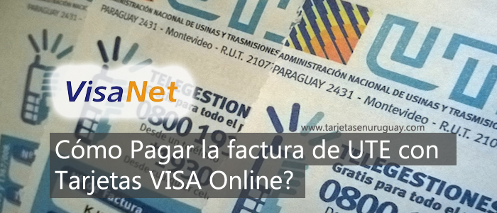 Como Pagar UTE con Tarjeta VISA Online