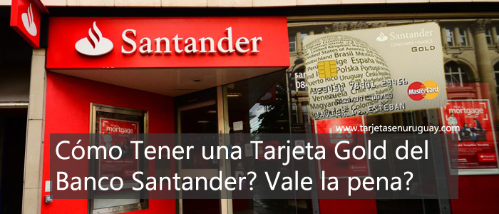 Tarjeta Gold de Santander