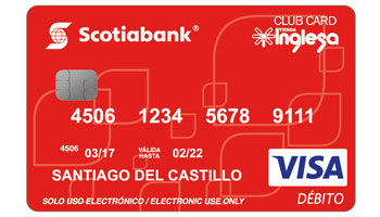 Tarjetas de débito Scotiabank